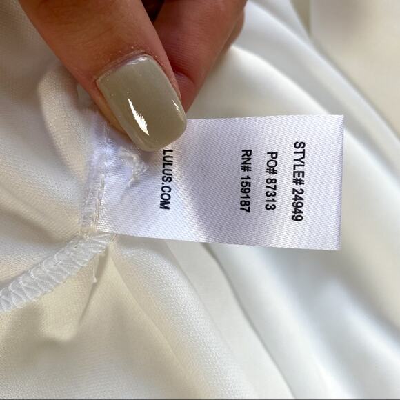 NWT Lulus Rosetta White Lace Maxi Dress‎ - Picture 10 of 10